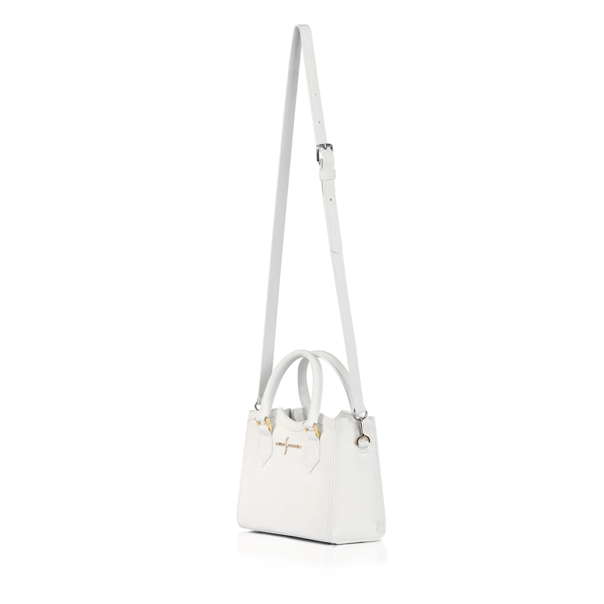 Donna's Mini Tote - White Pebble