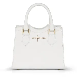 Donna's Mini Tote - White Pebble
