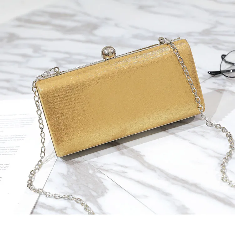 Fashion Wild Diamonds Handbags Evening Bag Clutch Bag Ladies Shoulder Diagonal Chain Square Box Small Bag