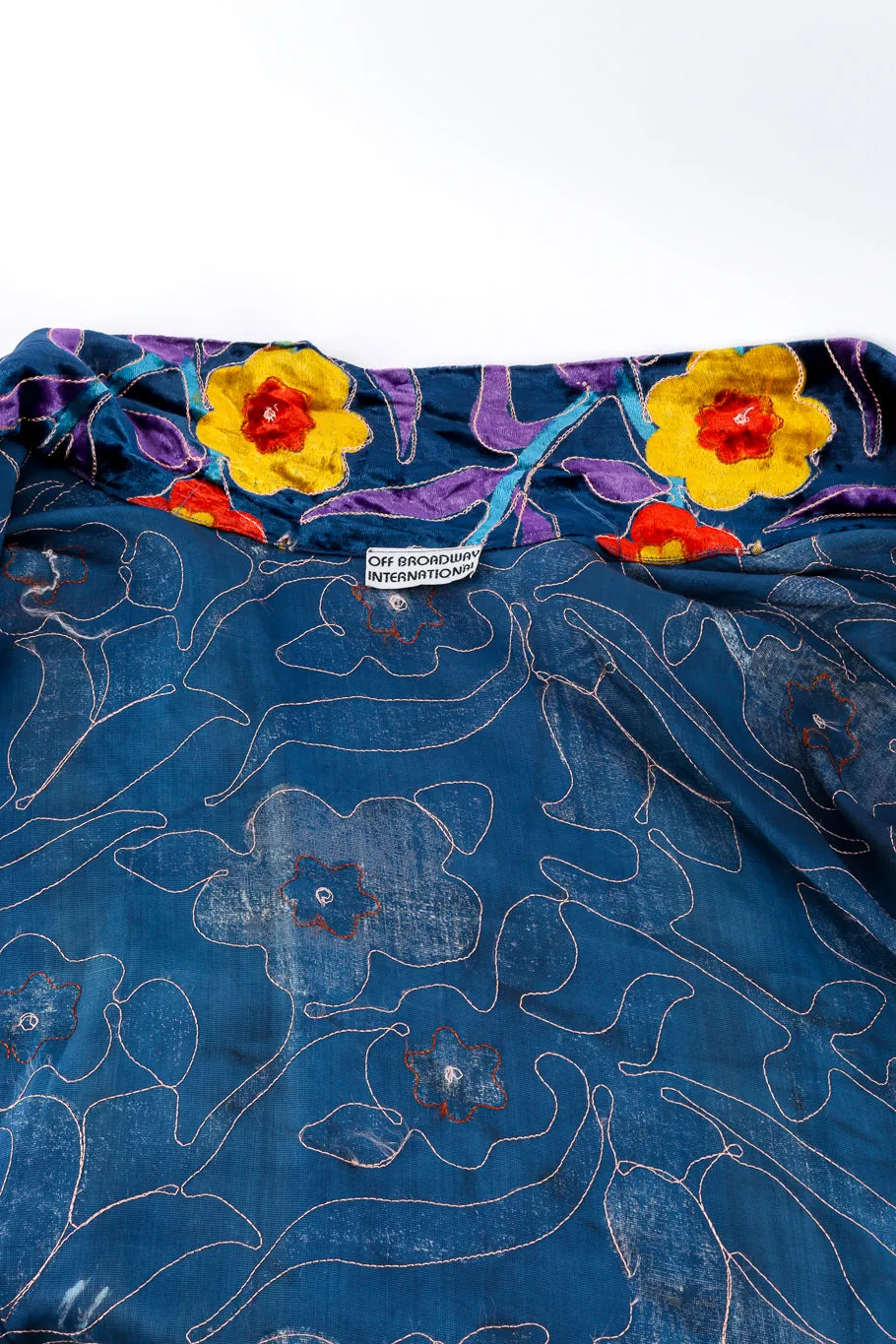 Floral Velvet Duster