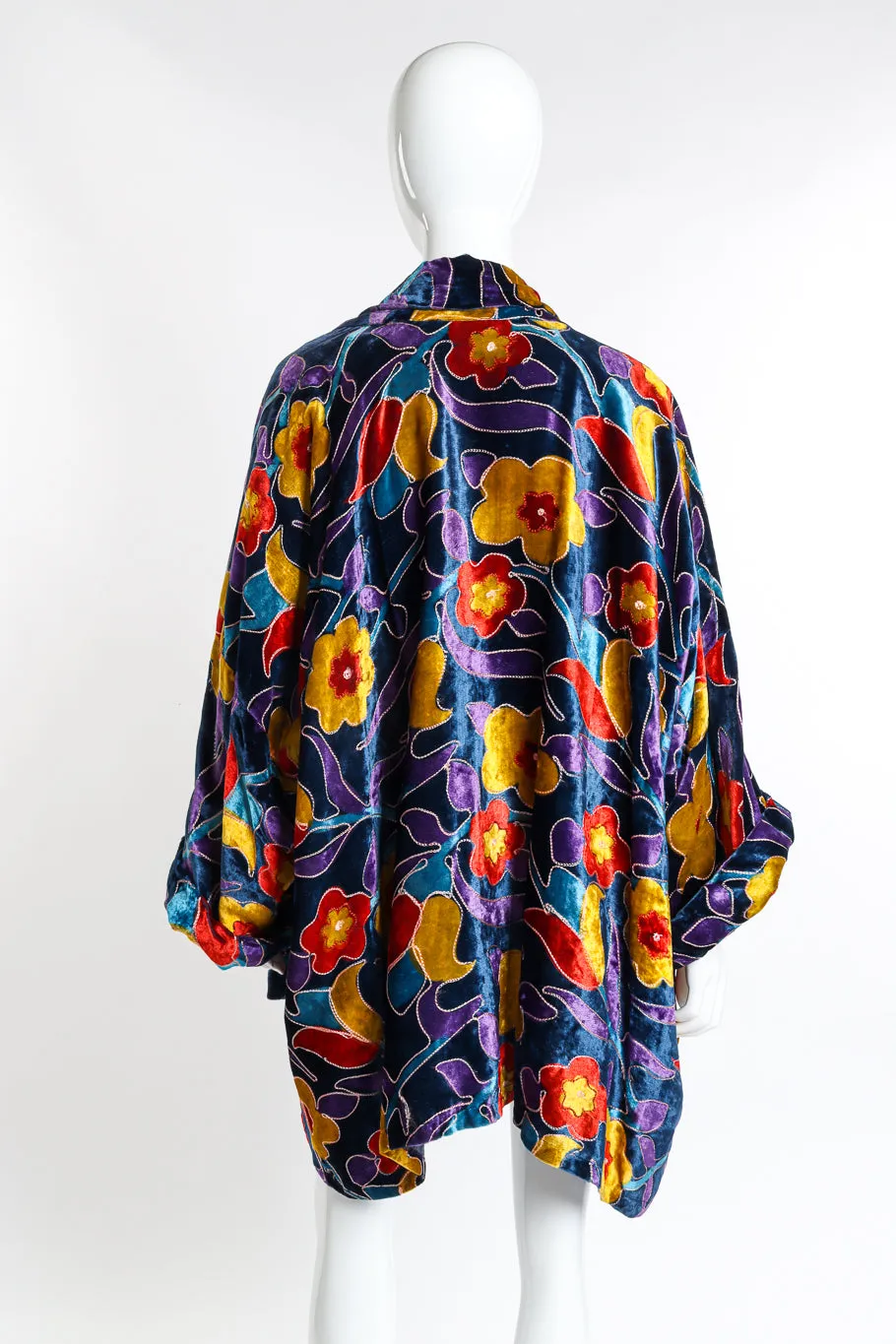 Floral Velvet Duster