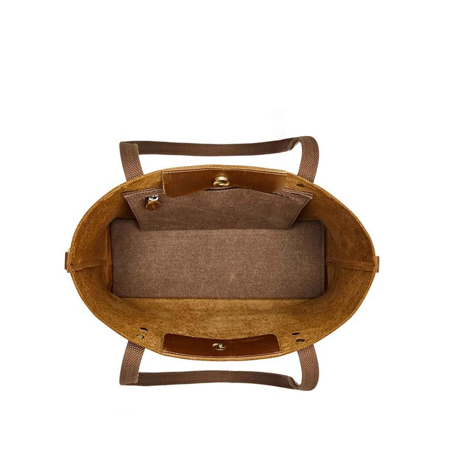 Genuine Leather Top Handle Work Tote Bags