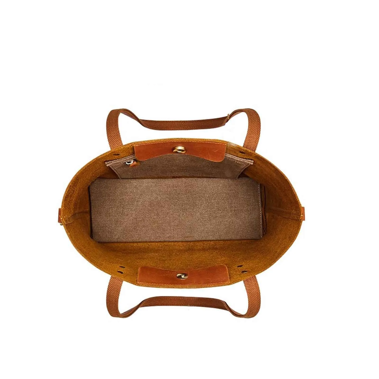 Genuine Leather Top Handle Work Tote Bags
