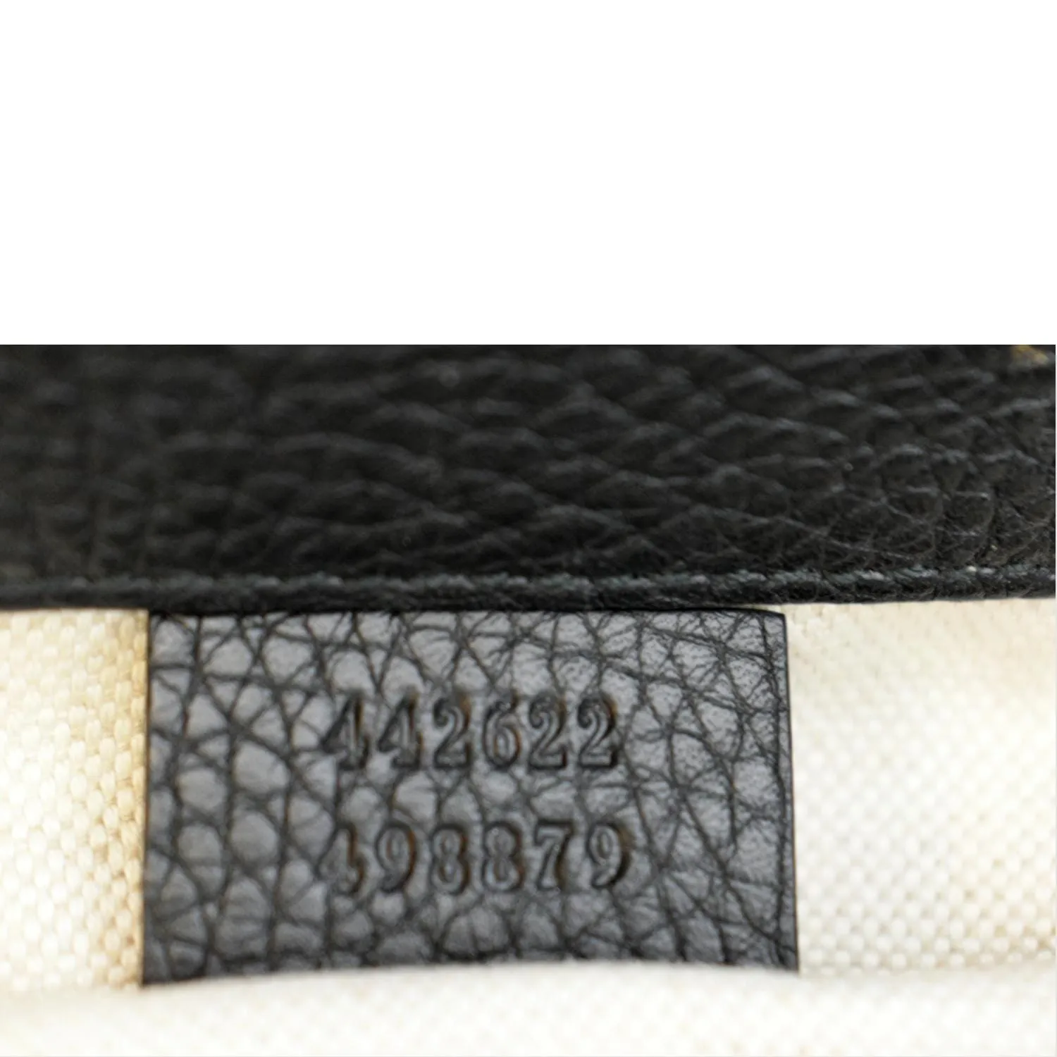 GUCCI GG Marmont Leather Top Handle Shoulder Bag Black 442622