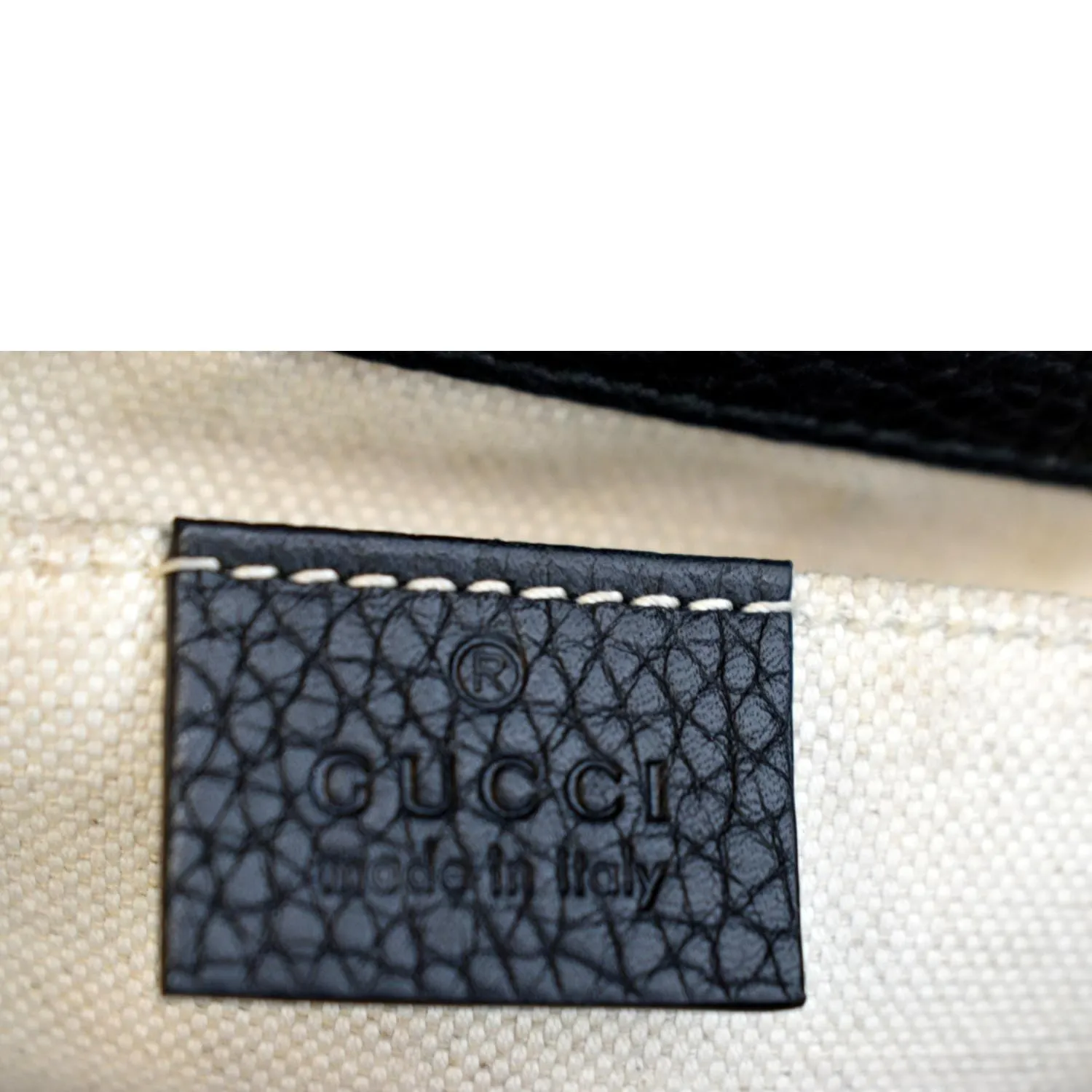 GUCCI GG Marmont Leather Top Handle Shoulder Bag Black 442622