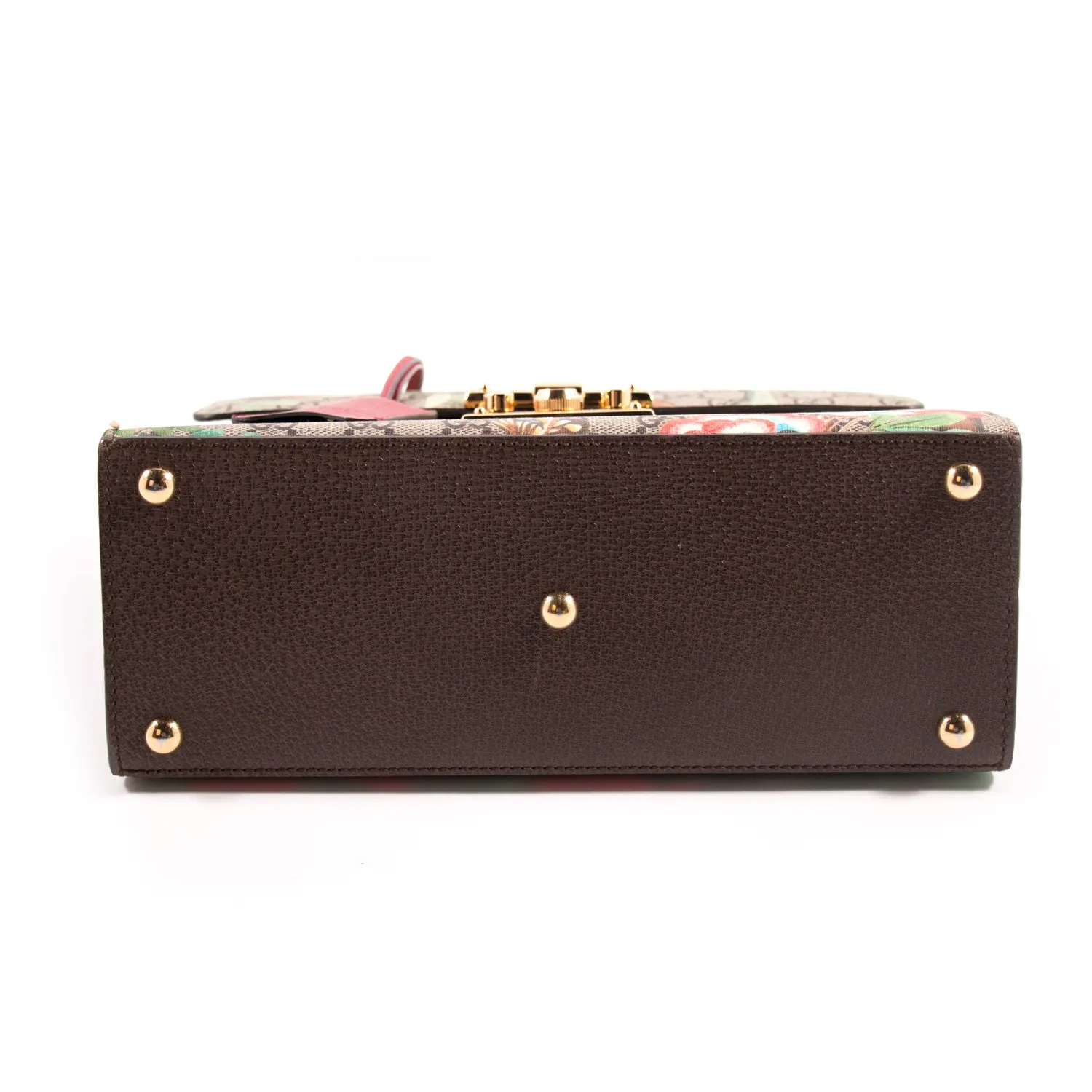 Gucci GG Supreme Tian Padlock Top Handle Bag