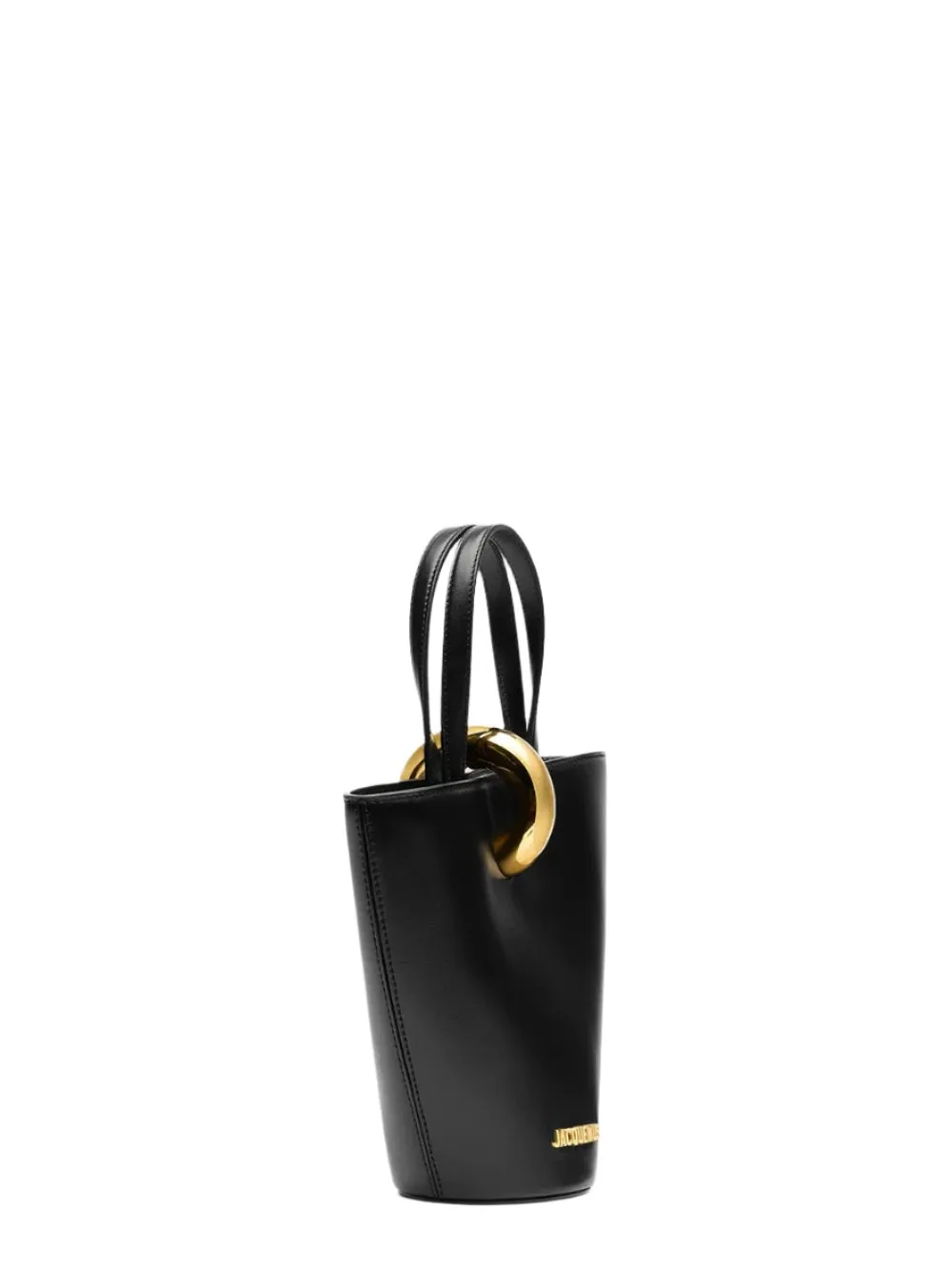 Jacquemus The Small Bambola Bucket Bag in Black