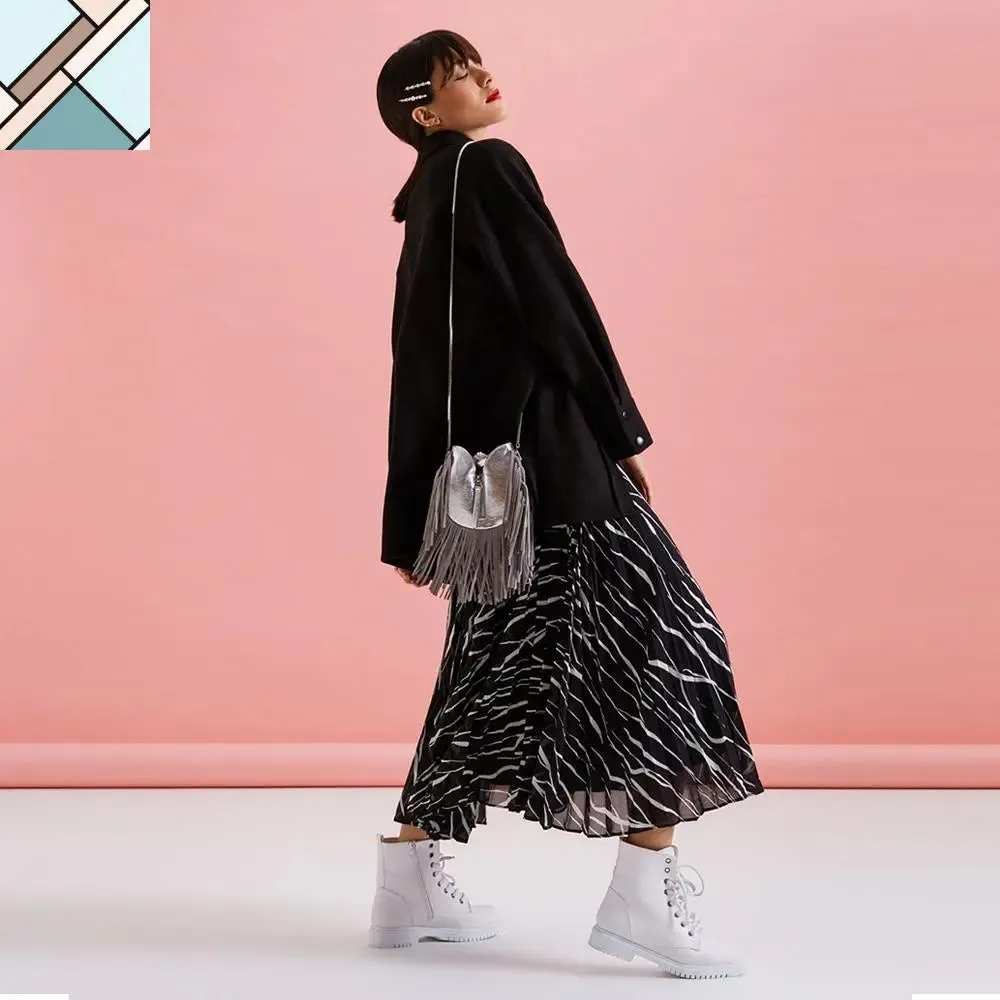 Katy Printed Leather Handbag