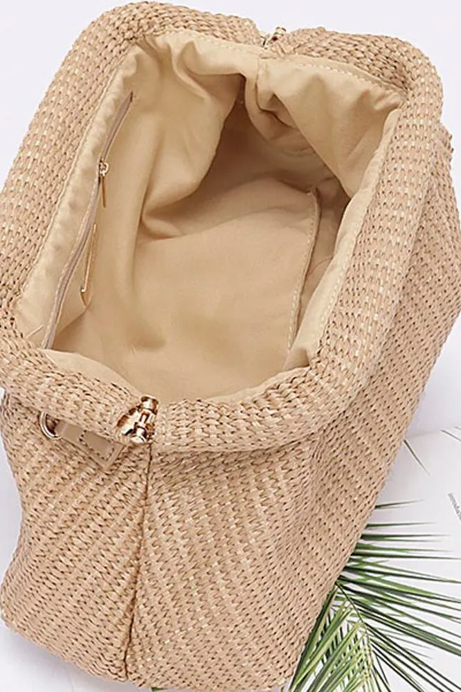Khaki Clutch Bag