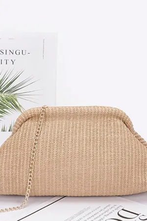 Khaki Clutch Bag