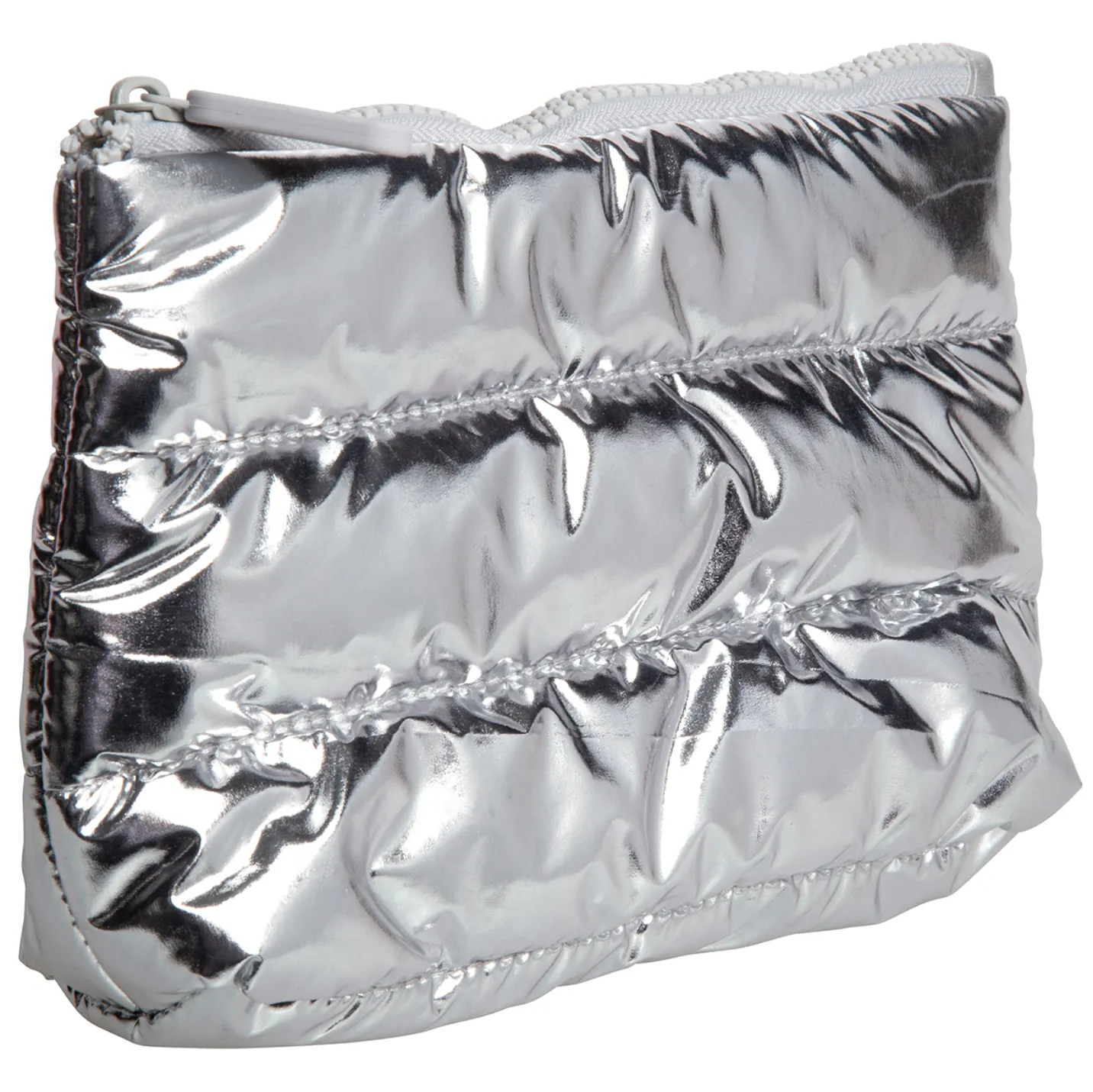 Kingsley Travel Necessities Small Travel Bag - Shiny Silver