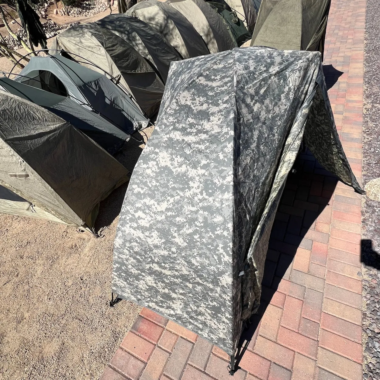 LiteFighter Tent US Army ACU Camouflage Combat One Person