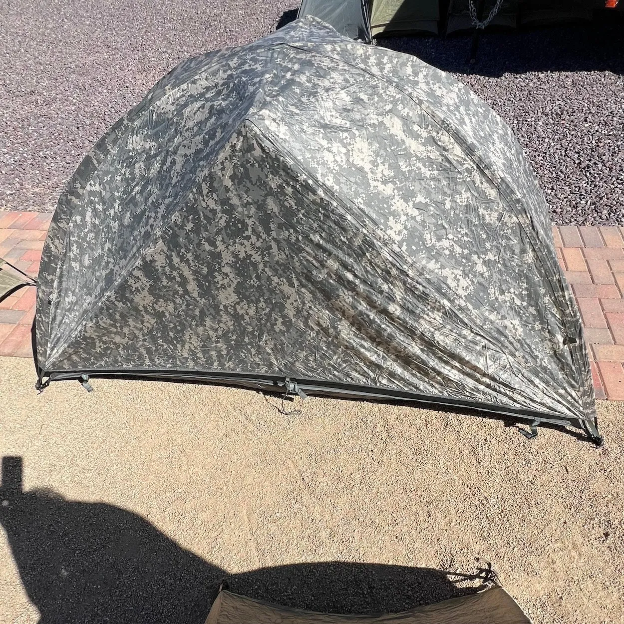 LiteFighter Tent US Army ACU Camouflage Combat One Person