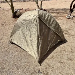 LiteFighter Tent US Army Issued Coyote Tan Combat One Person-04