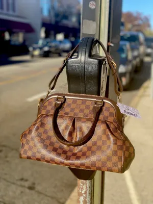 Louis Vuitton Damier Ebene PM Top Handle and Shoulder Bag