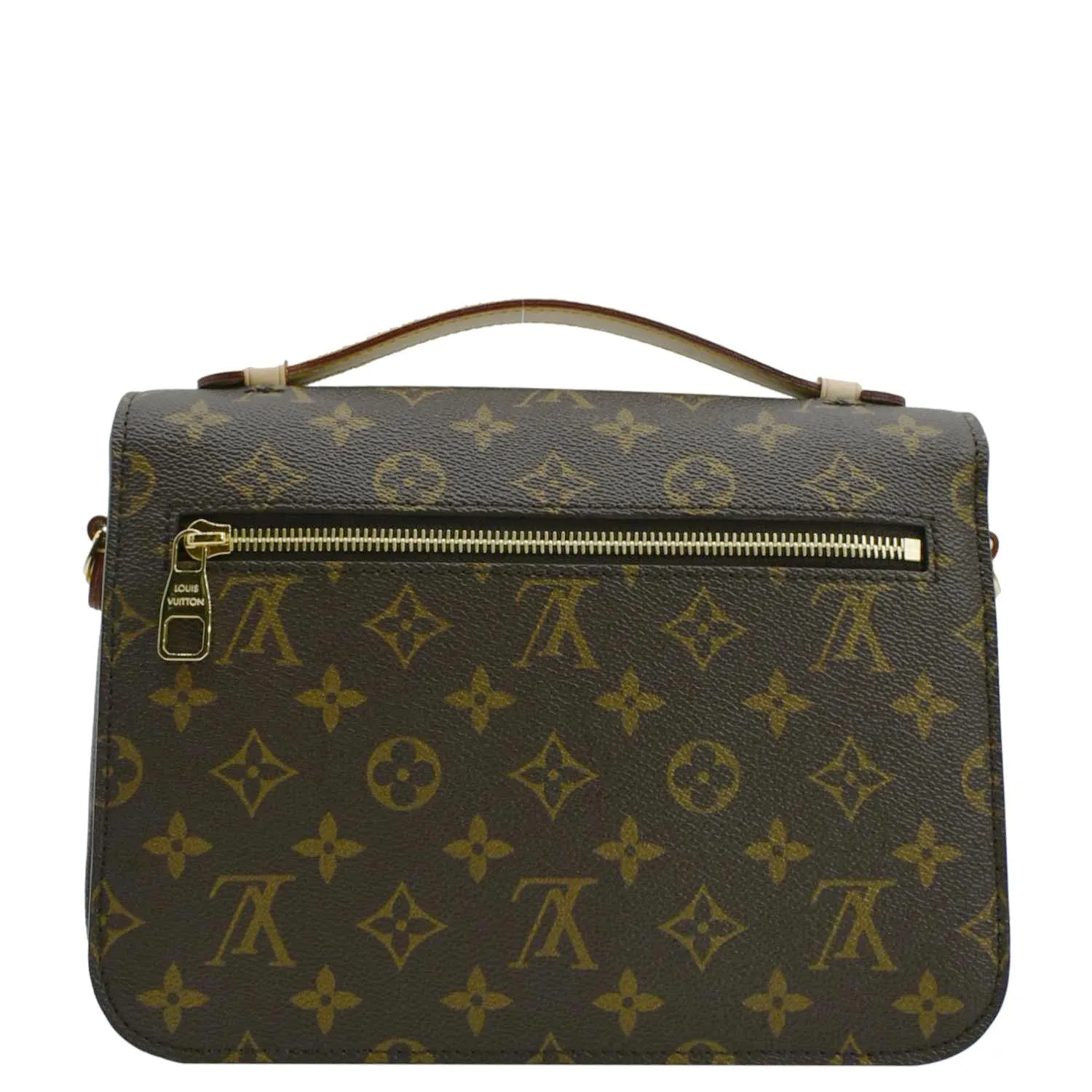 LOUIS VUITTON Metis Pochette Monogram Canvas Crossbody Bag Brown