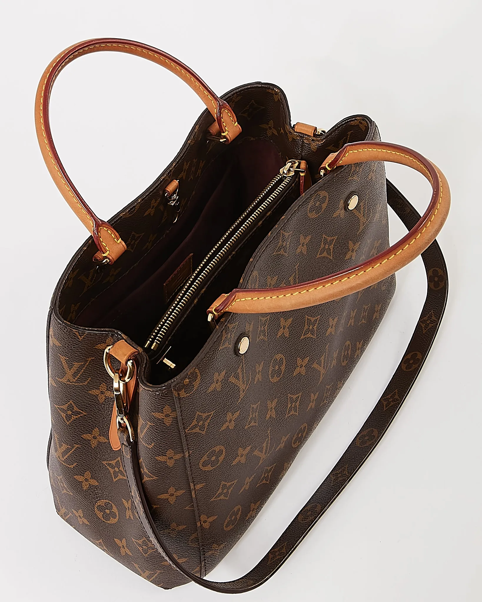 Louis Vuitton Monogram Canvas Montaigne MM Top Handle Bag