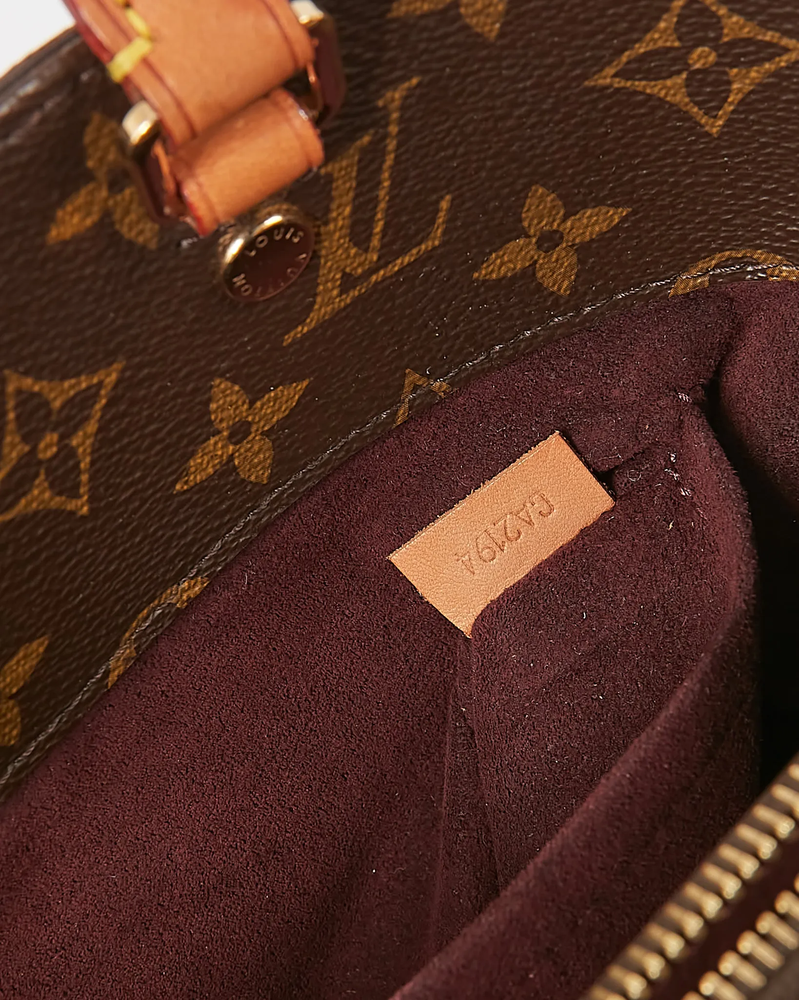 Louis Vuitton Monogram Canvas Montaigne MM Top Handle Bag