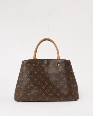 Louis Vuitton Monogram Canvas Montaigne MM Top Handle Bag