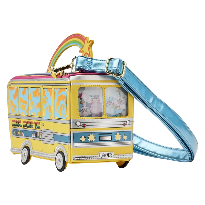 Loungefly The Beatles Magical Mystery Tour Bus Crossbody Bag