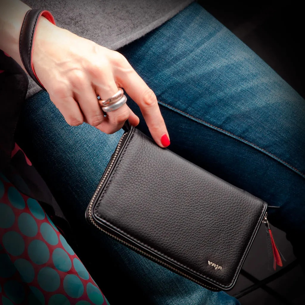 Lucy Plus Leather Clutch
