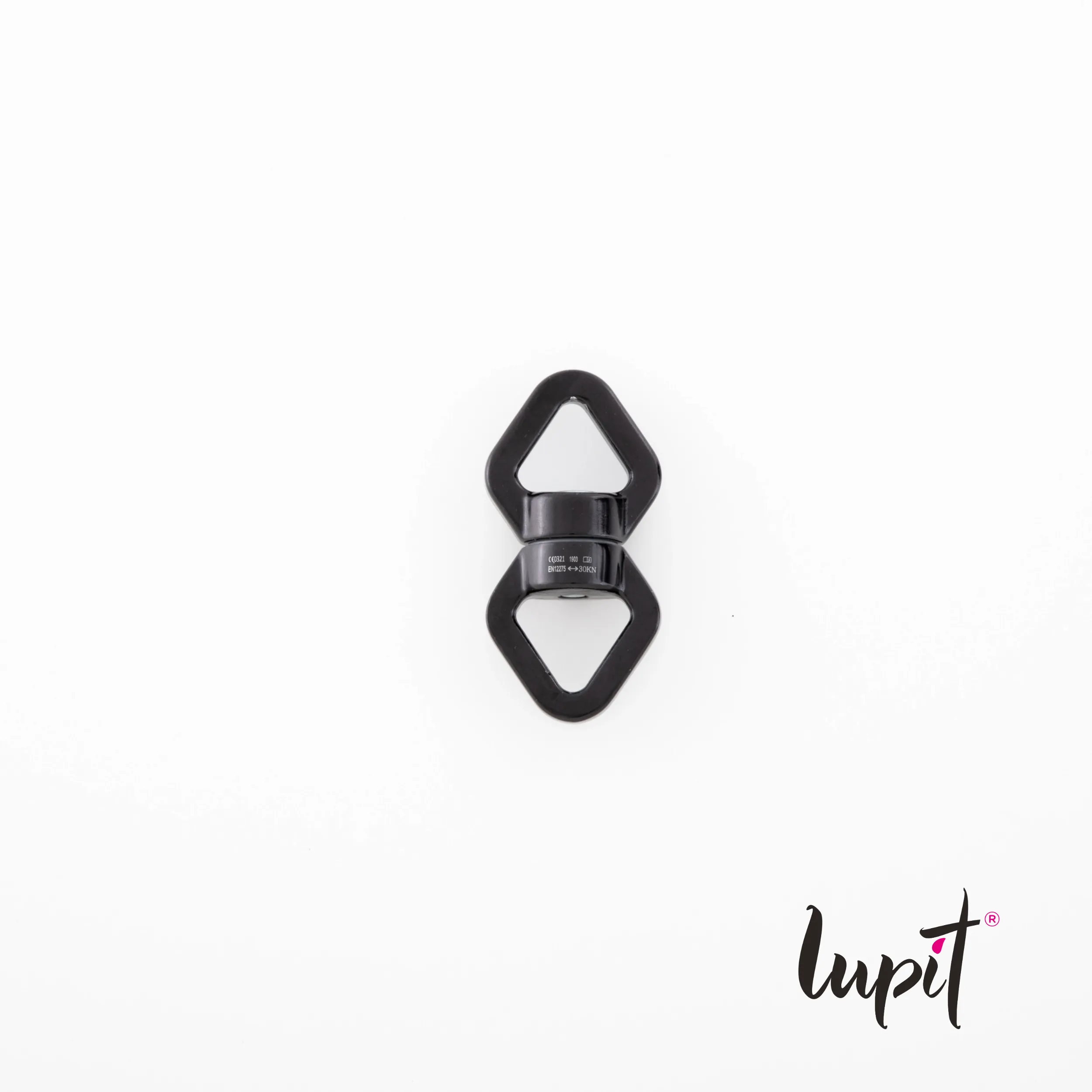 Lupit Aerial Hoop/Lyra | Double Rigging Set (2x round slings 1m   4x carabiner   1x swivel)