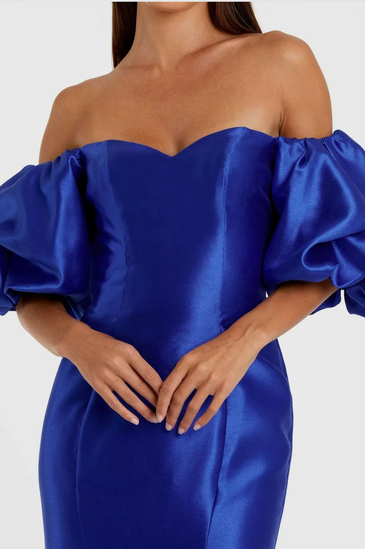 Manon Trumpet Gown in Royal Blue by Mac Duggal - RENTAL