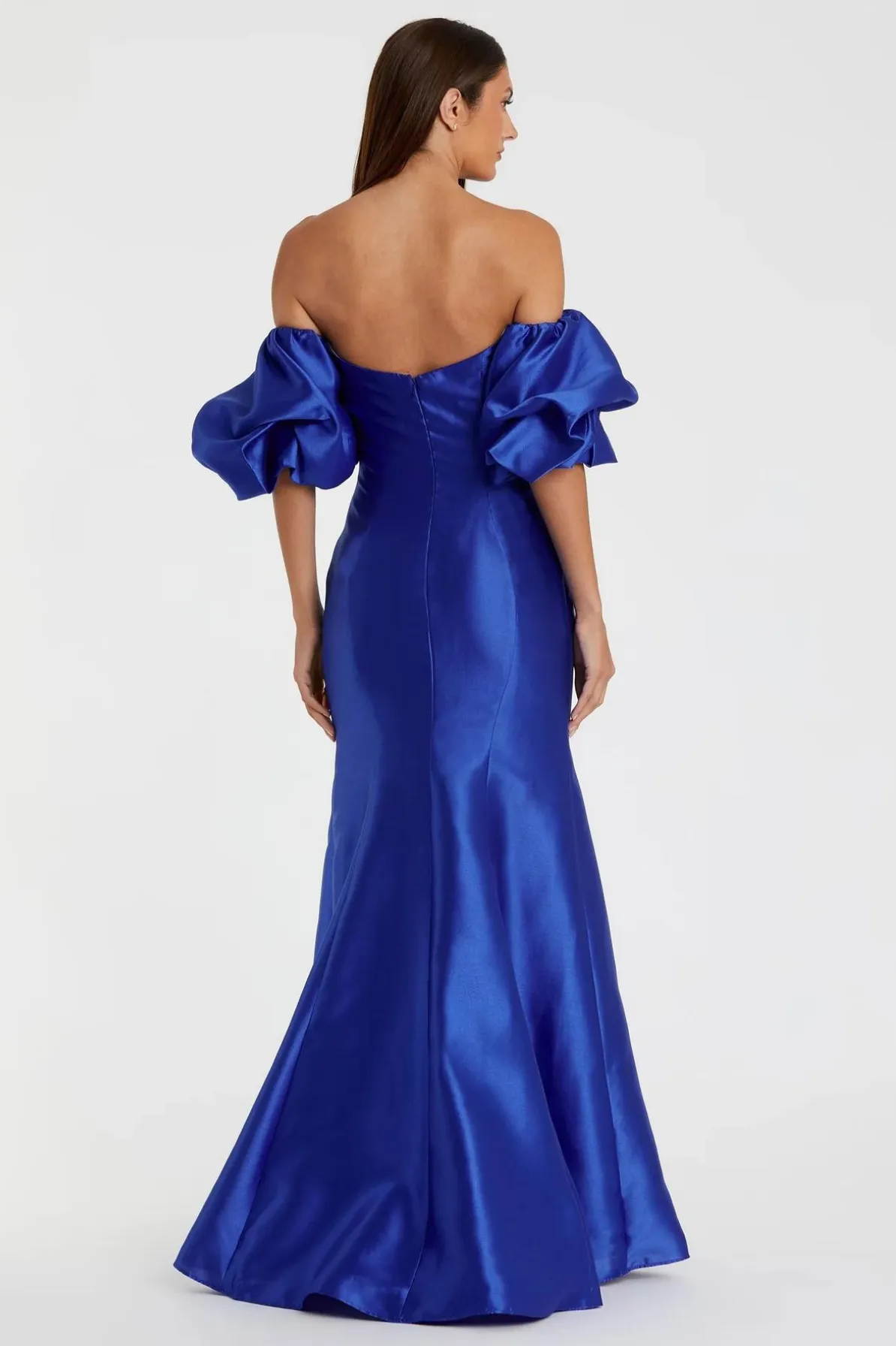 Manon Trumpet Gown in Royal Blue by Mac Duggal - RENTAL
