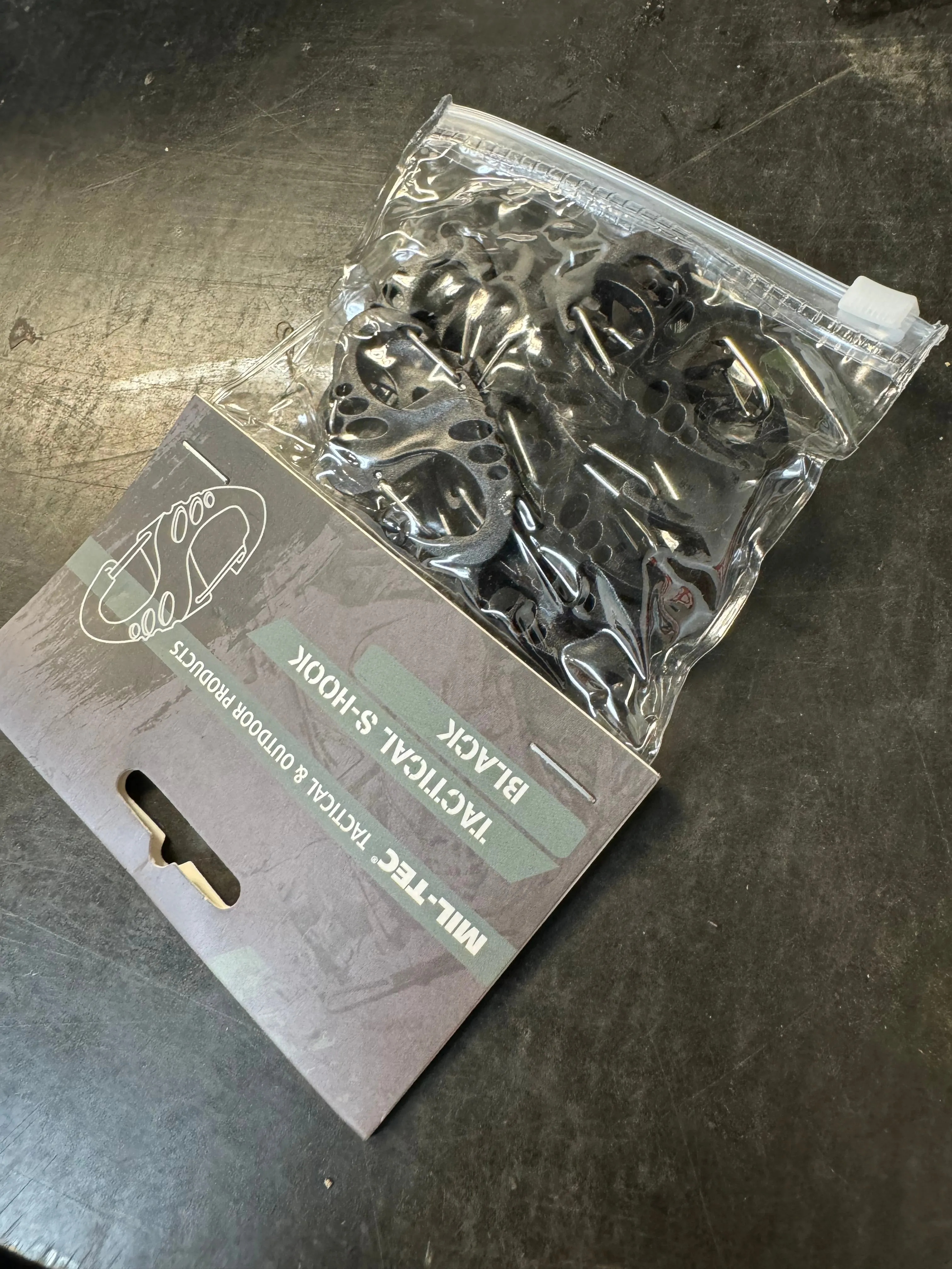 MIL-TEC Tactical S Hook 10-Pack - Black