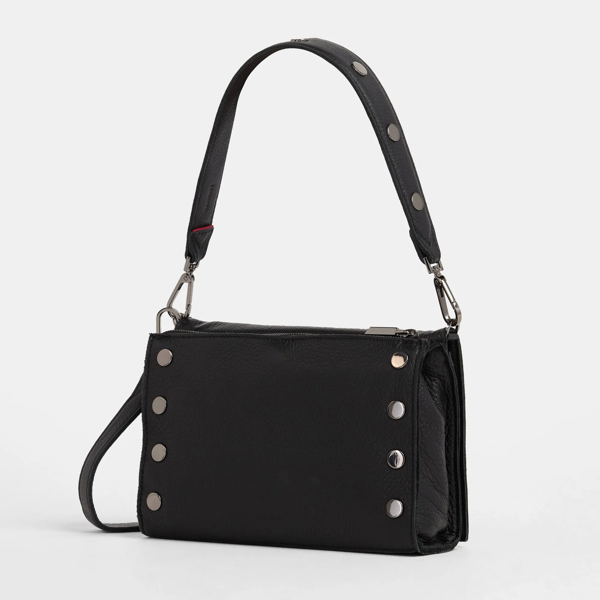 Montana Clutch | Black Lugano/Gunmetal | Sml