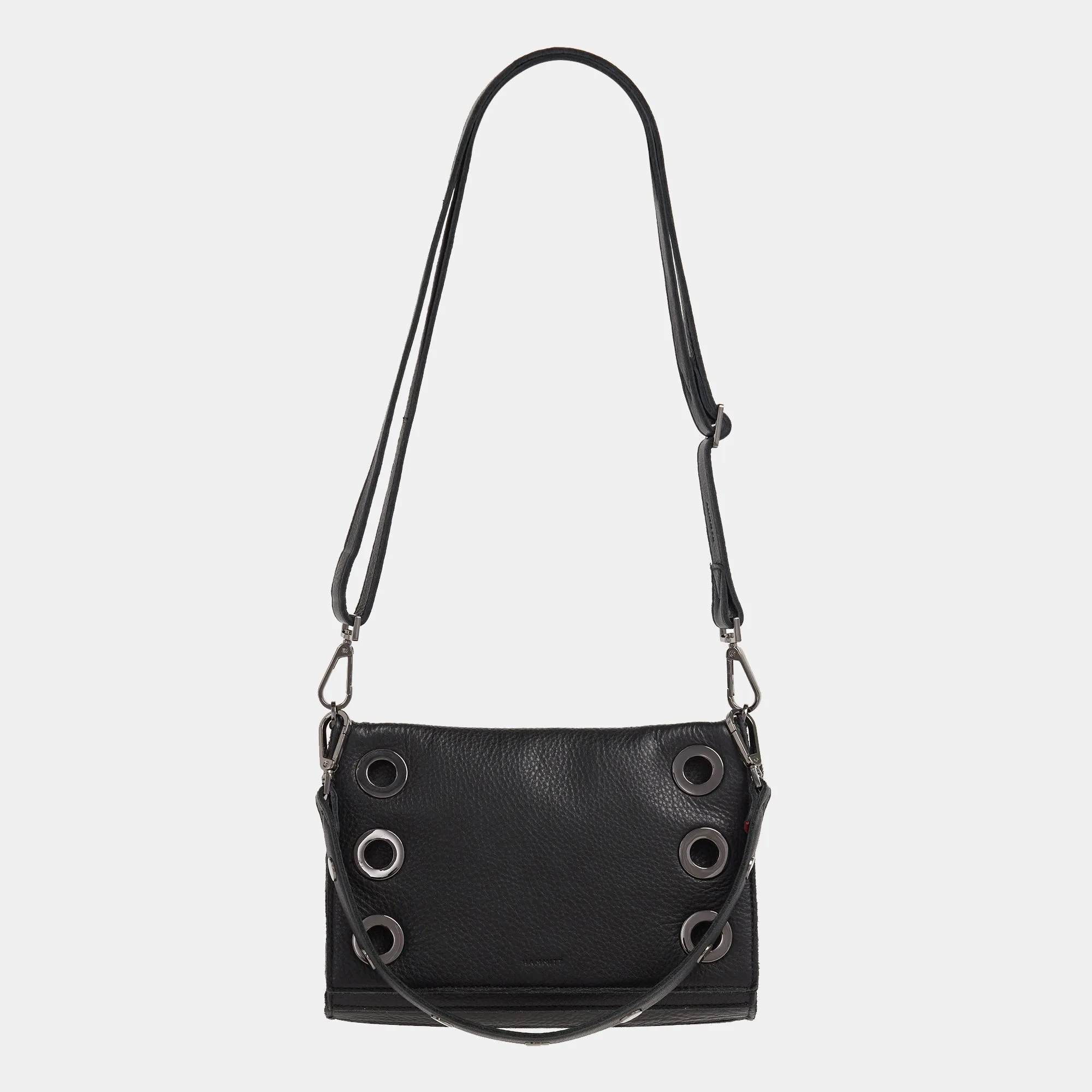 Montana Clutch | Black Lugano/Gunmetal | Sml