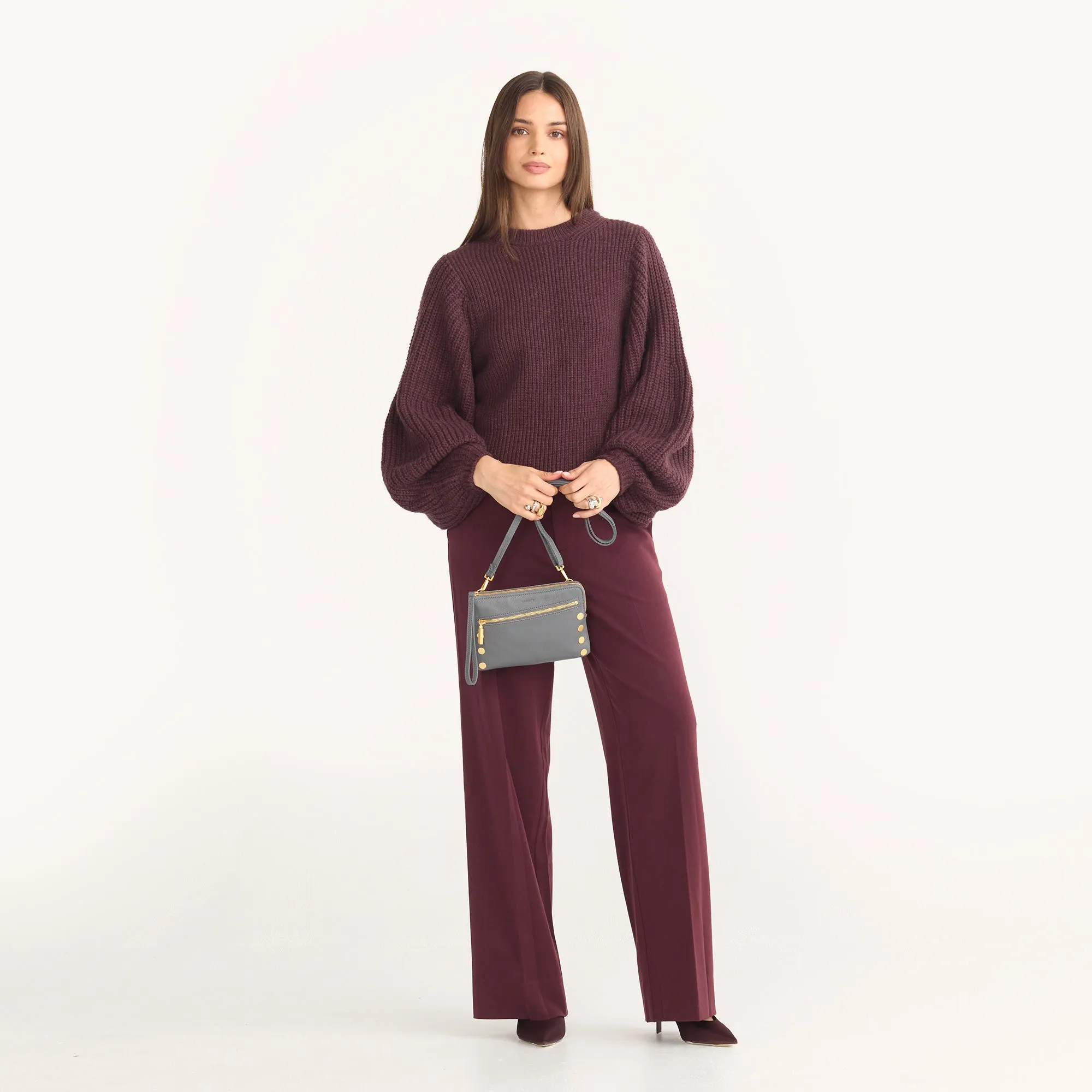 Nash Small | Sonnet Grey/Brushed Gold