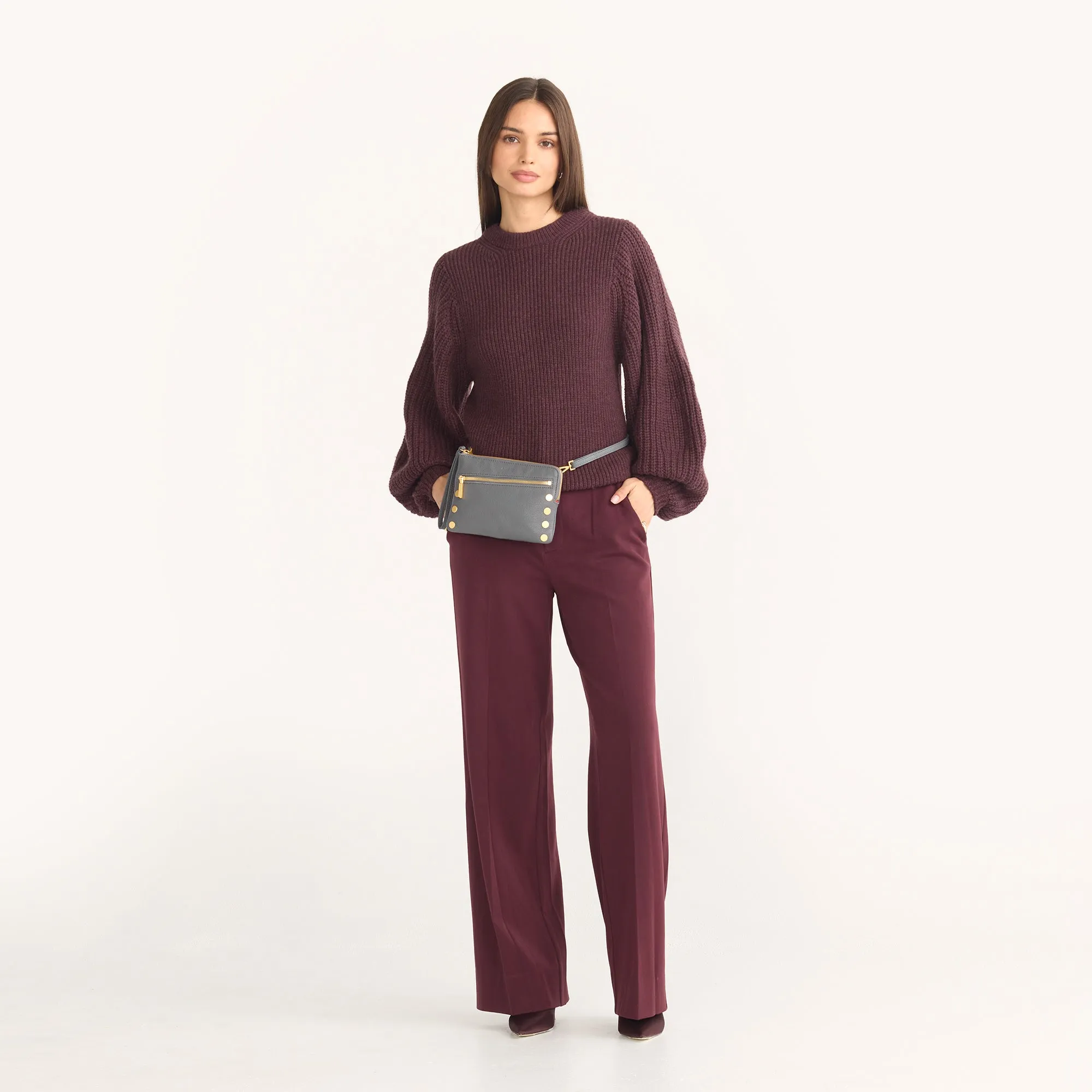 Nash Small | Sonnet Grey/Brushed Gold