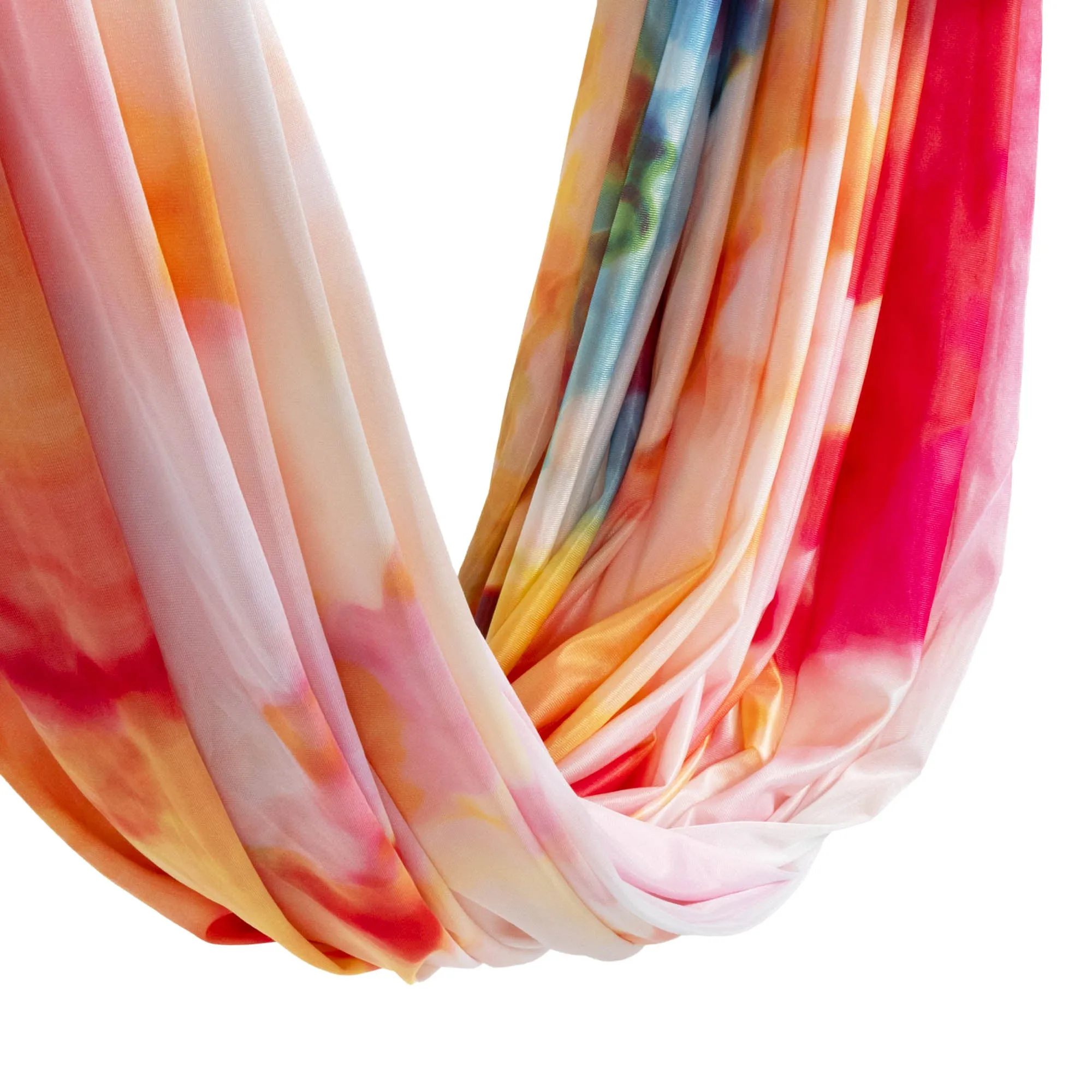 Prodigy Multicoloured 20ft / 6m Aerial Yoga Hammocks - Includes O-rings