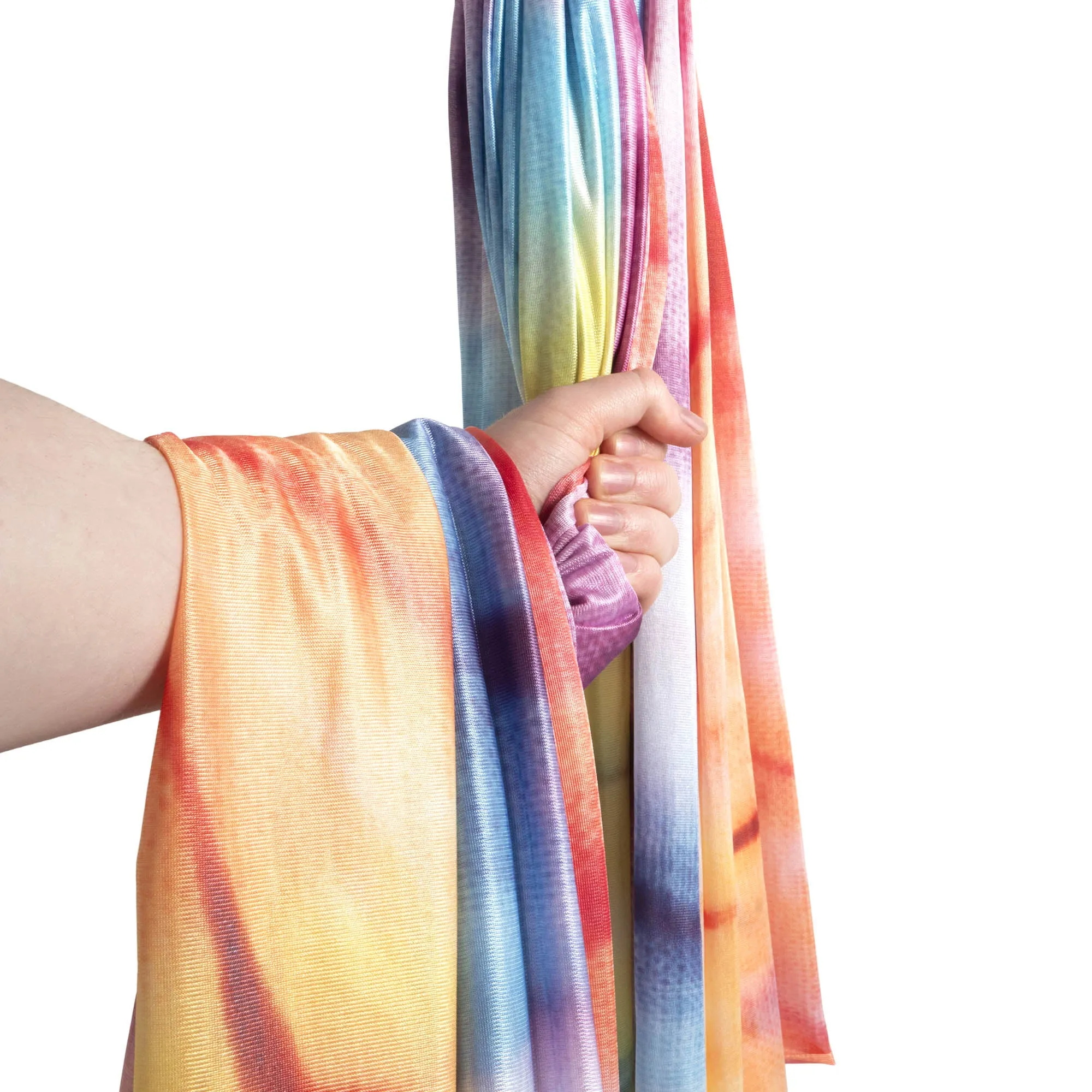 Prodigy Multicoloured 20ft / 6m Aerial Yoga Hammocks - Includes O-rings