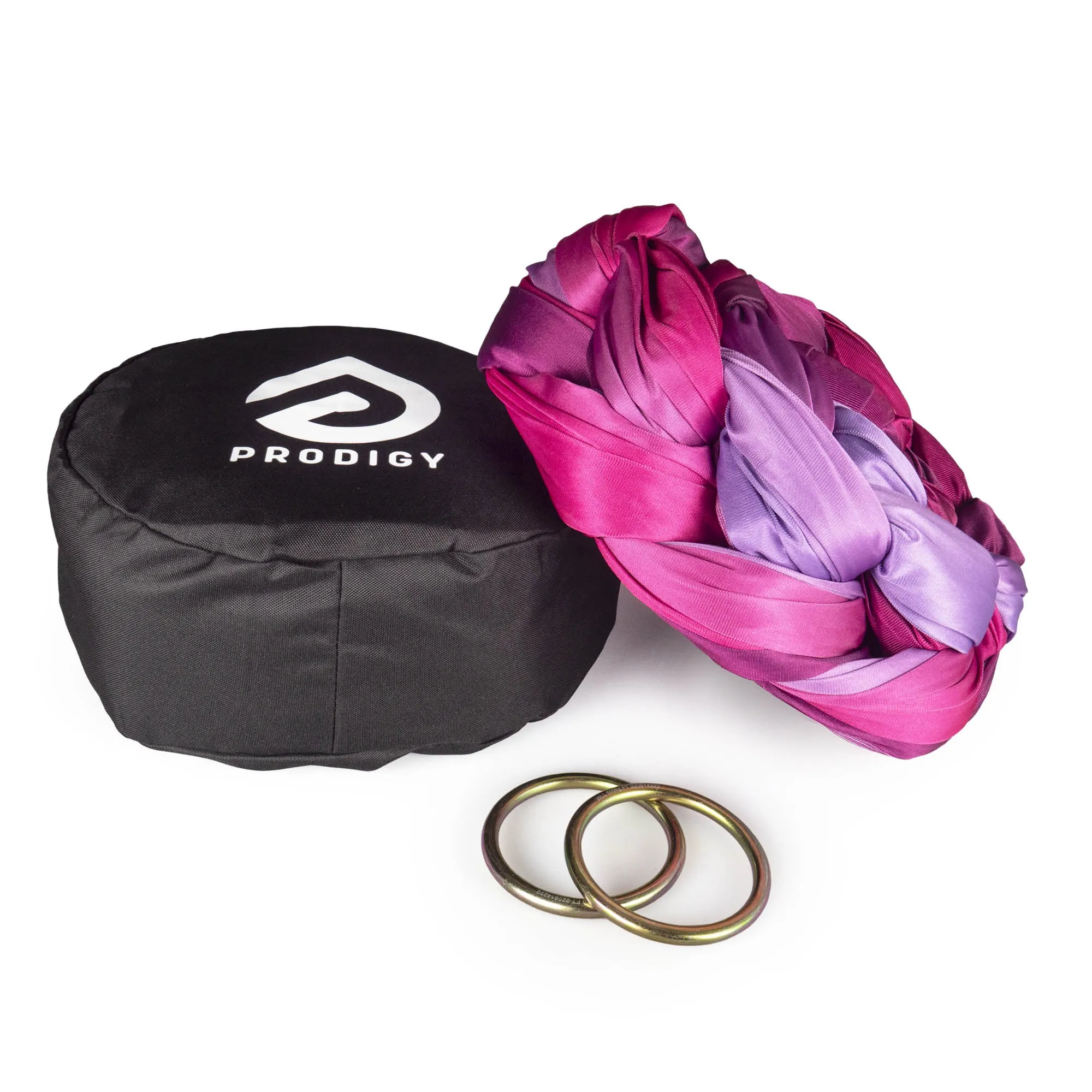 Prodigy Multicoloured 20ft / 6m Aerial Yoga Hammocks - Includes O-rings