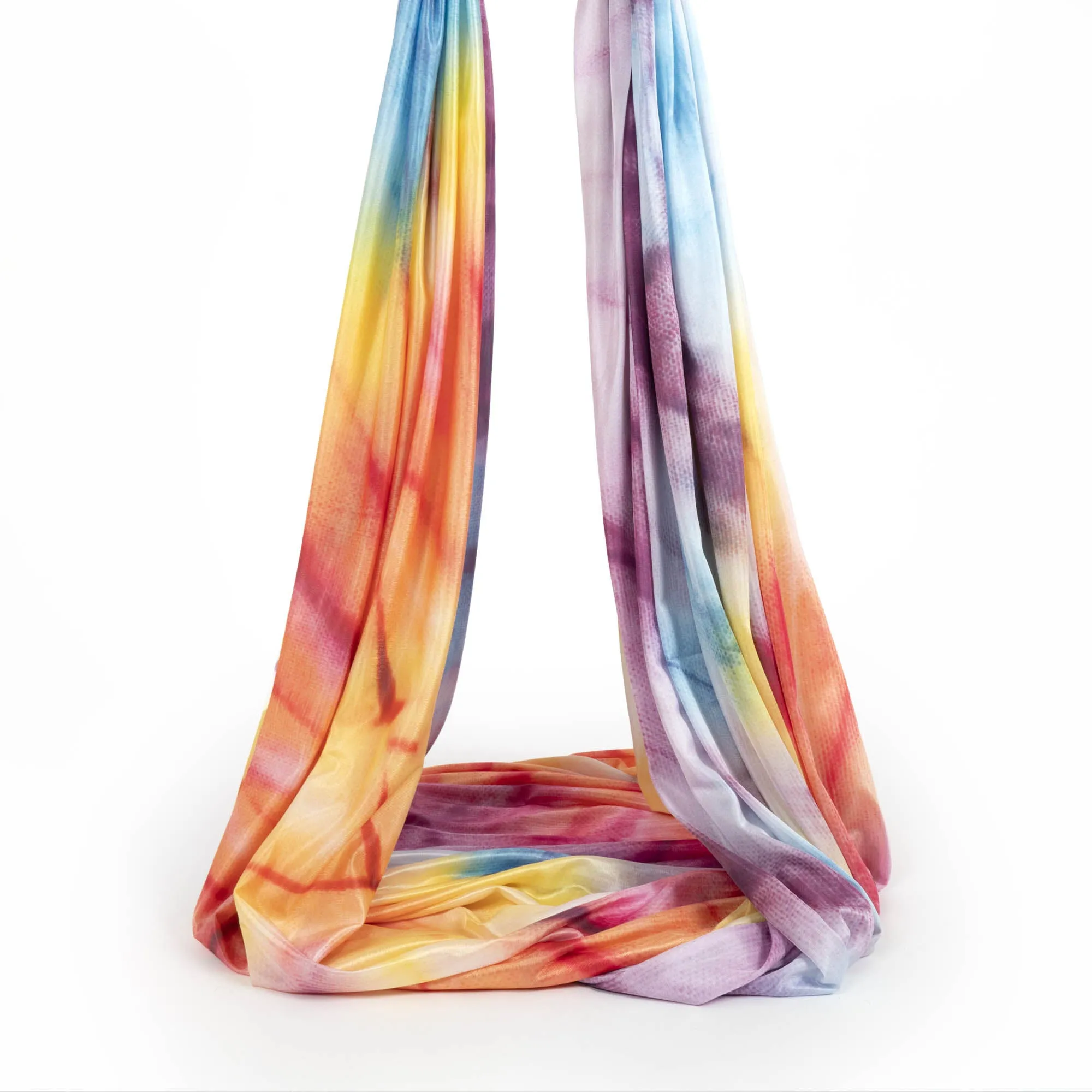 Prodigy Multicoloured 20ft / 6m Aerial Yoga Hammocks - Includes O-rings