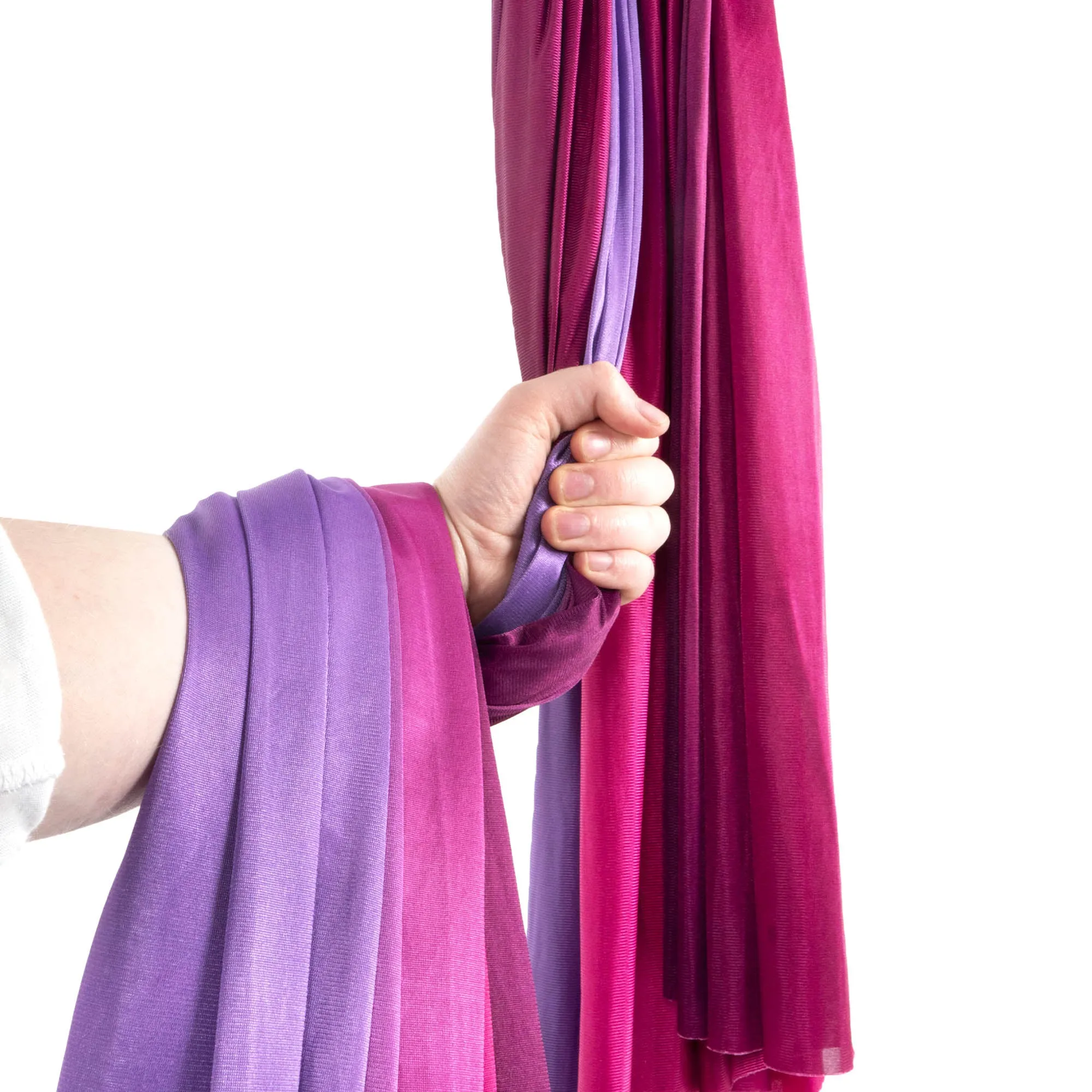 Prodigy Multicoloured 20ft / 6m Aerial Yoga Hammocks - Includes O-rings