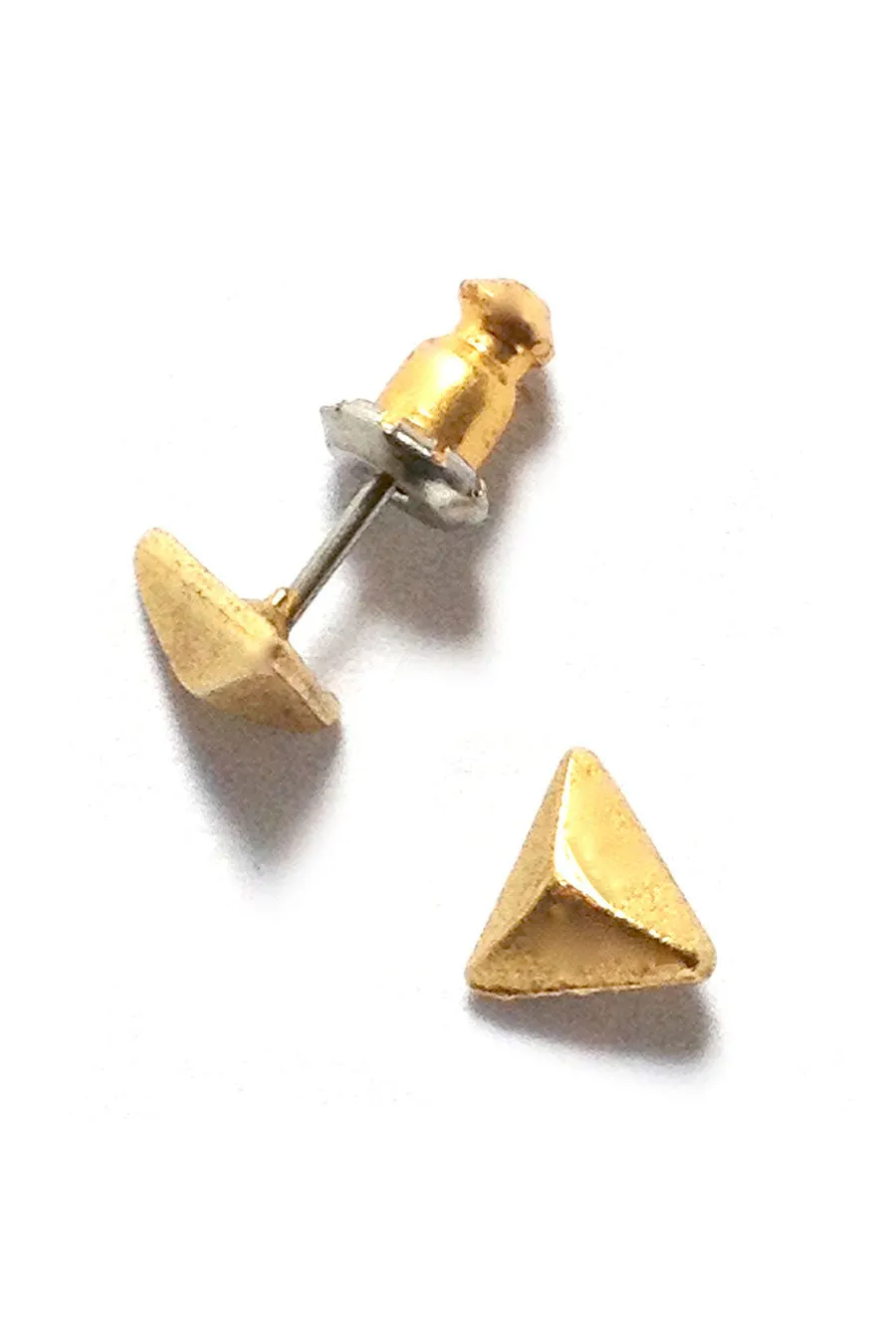 Pyramid Stud Earrings