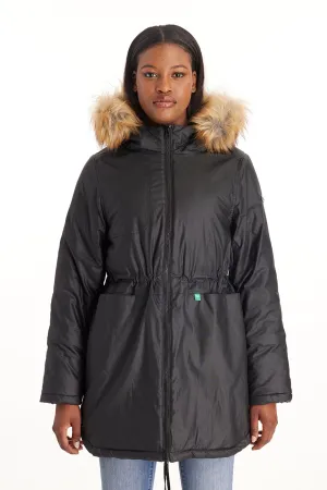 Sofia Waxed Shell 3 in 1 Maternity Parka From Moderneternity