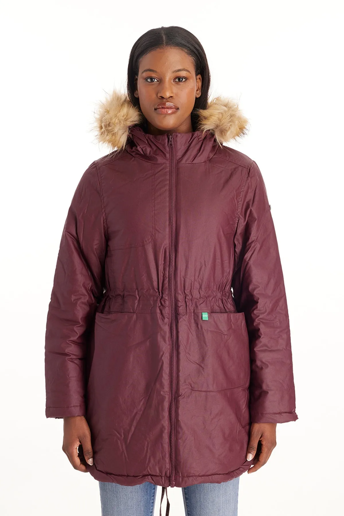 Sofia Waxed Shell 3 in 1 Maternity Parka From Moderneternity