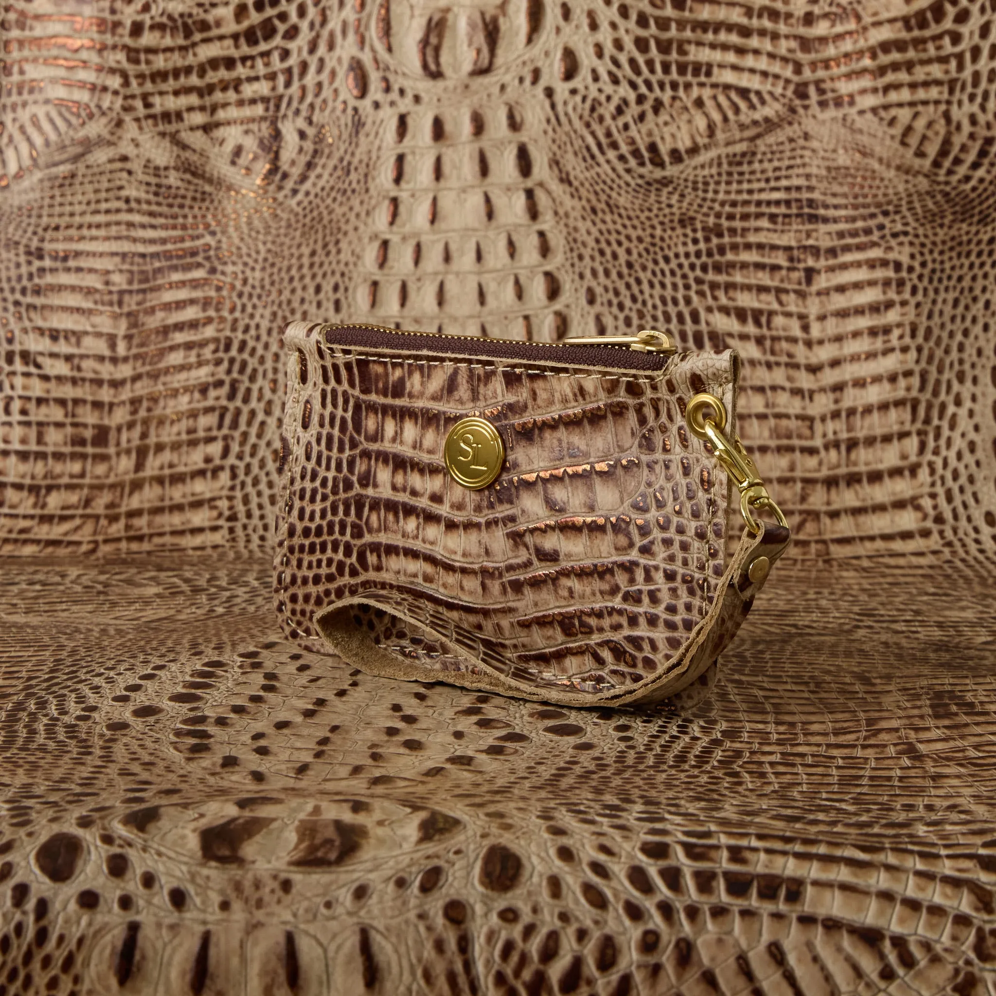 The Paxton Small Zippered Clutch