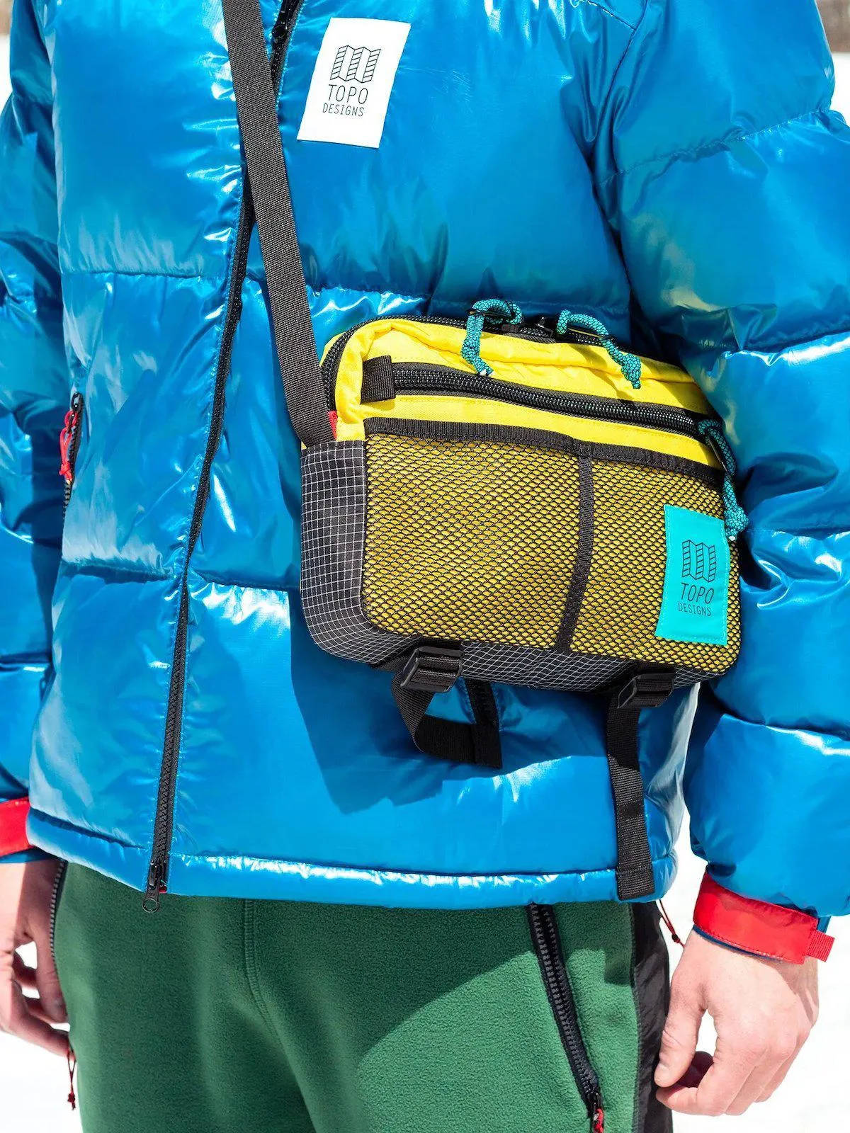 Topo Designs Block Bag White