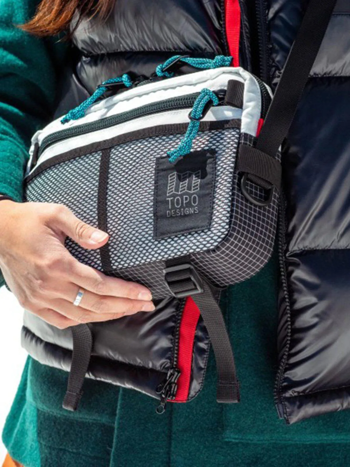 Topo Designs Block Bag White