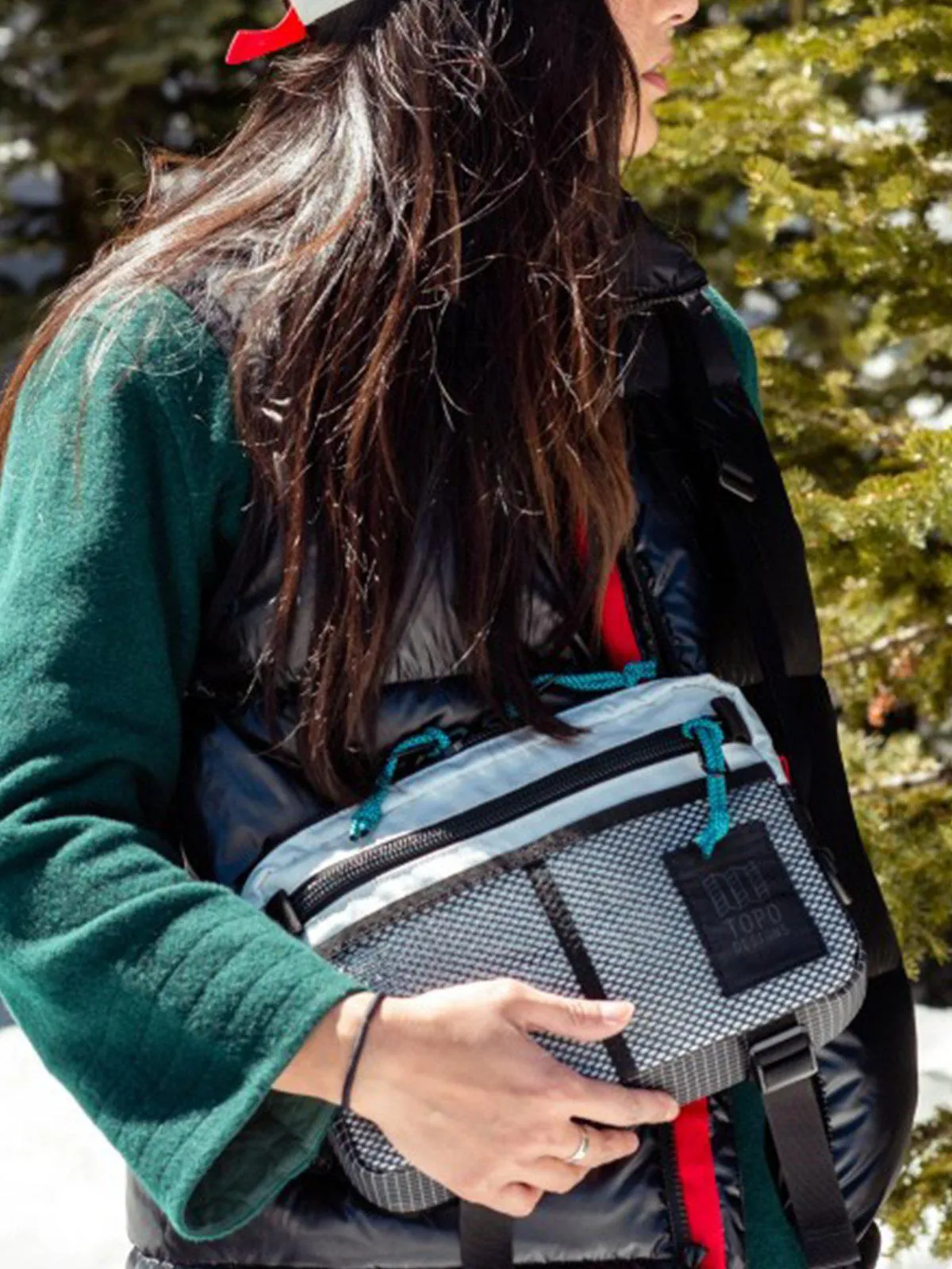 Topo Designs Block Bag White