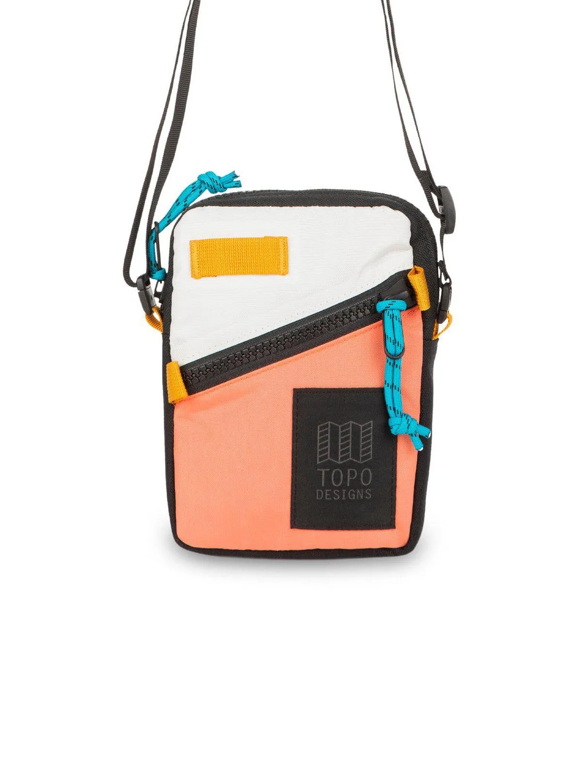 Topo Designs Mini Shoulder Bag Hot Coral Natural