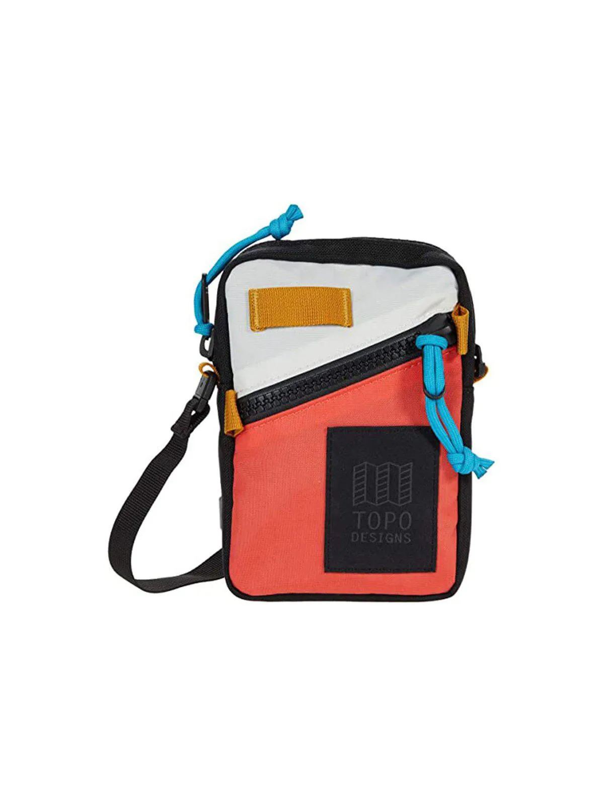 Topo Designs Mini Shoulder Bag Hot Coral Natural