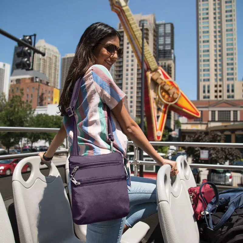 Travelon Anti-Theft Classic Slim Crossbody - Nutmeg