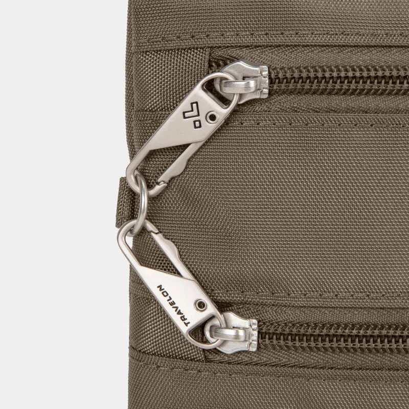Travelon Anti-Theft Classic Slim Crossbody - Nutmeg