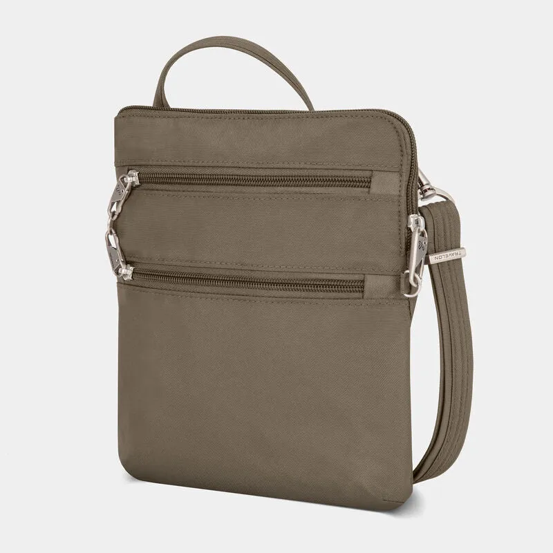 Travelon Anti-Theft Classic Slim Crossbody - Nutmeg